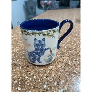 Nathalie Lété for Anthropologie Heritage Mug in the Cat design.